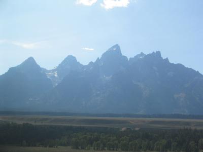 The Teton Range is the youngest range in the Rockies - only about 9 million years ago today's Teton Range started rising.