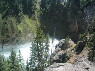 Lower Falls is 308 feet high.