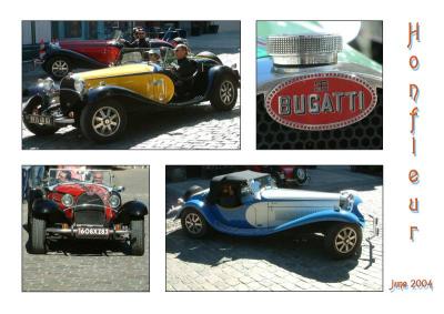 A bunch of Bugattis