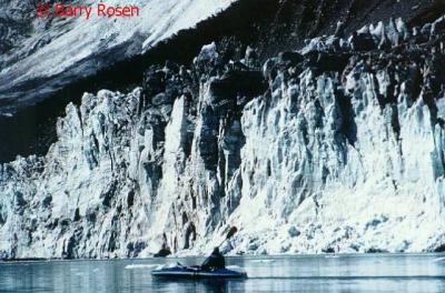 Kayaking at Northwest Glacier