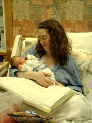 mommy and 1 day old Max.jpg