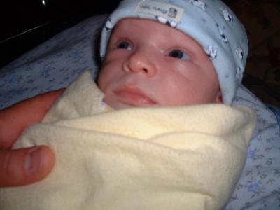 daddy's hand on max.jpg