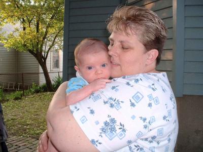 grammy and max in backyard.jpg