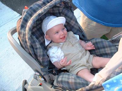 Max sporting the safari look