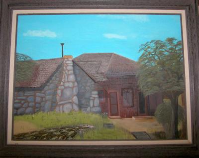 What it used to look like.  UMR House Painting by Al Stewart.