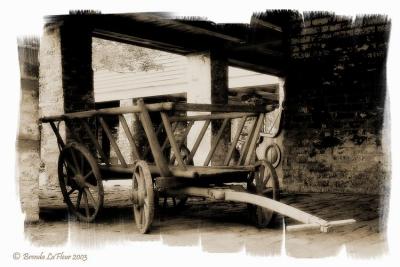 Old Wagon at Laura Plantation
