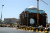 Monumental gateway under construction