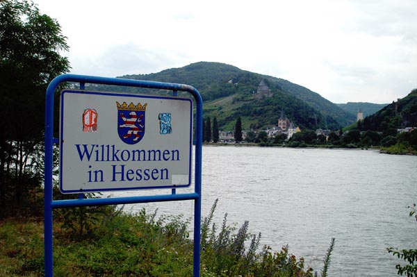 Das rechte hessische Rheinufer