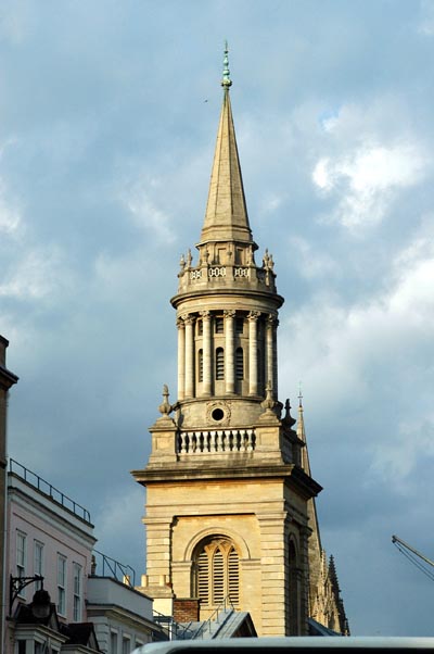 Church spire in Oxford