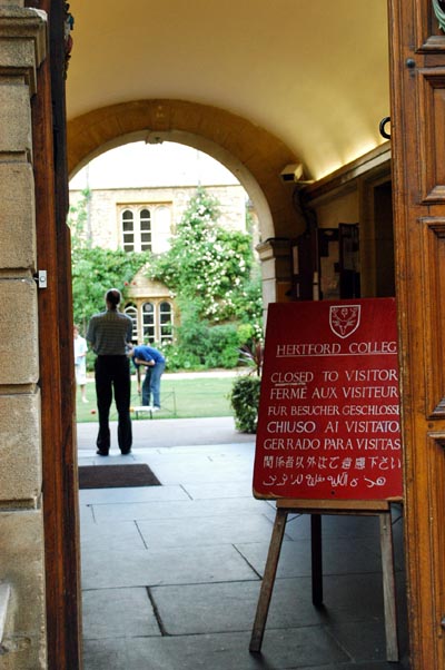 ...or Closed (pick a language) signs if the gate is open