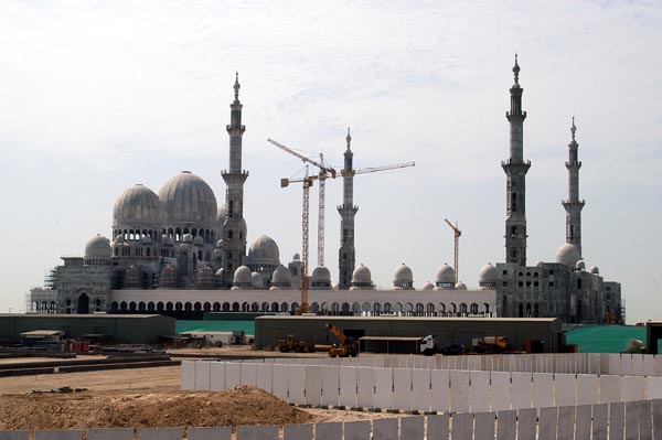 The Sheikh Zayed Mosque, Abu Dhabi, will surely be one of the largest in the world