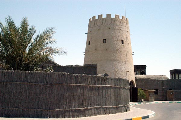 Traditional cafe on the breakwater, Abu Dhabi