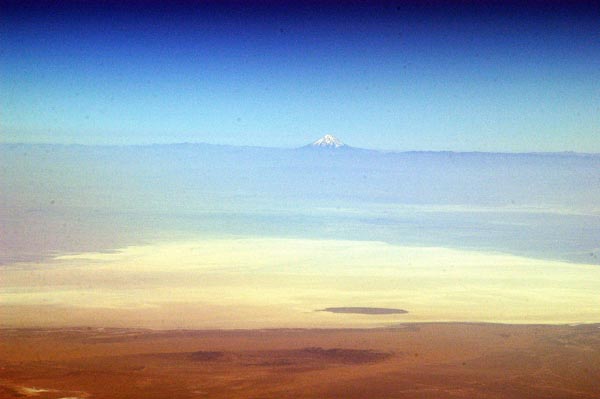 Daryacheh-ye Namak, a dry lake bed south of Tehran