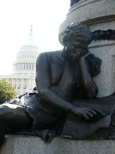 On the Mall near the Capitol