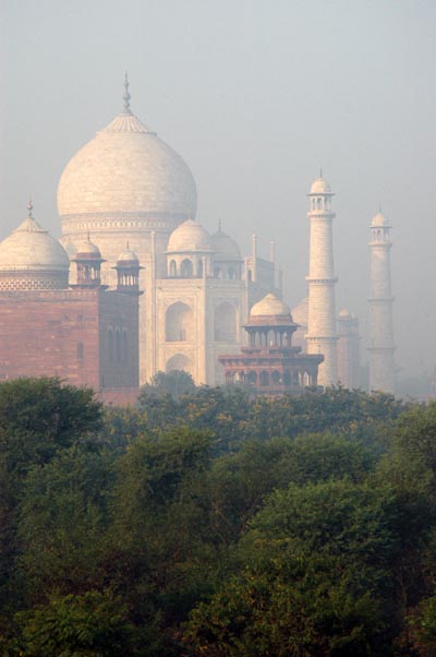 East view of the Taj Mahal