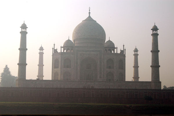 Taj Mahal from the other side of the river