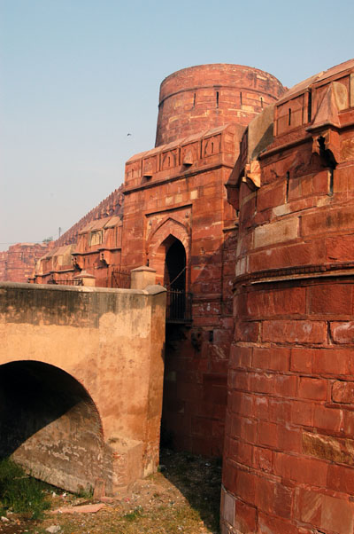 Amar Singh Gate at the south end of Agra Fort