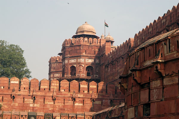 This gate to Agra Fort leads to the area still used by the Indian military