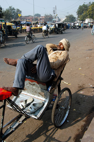 The least annoying rickshaw wallah in Agra