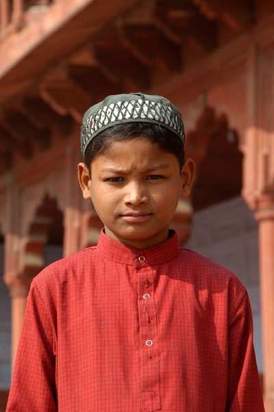 Boy at the Jama Masjid