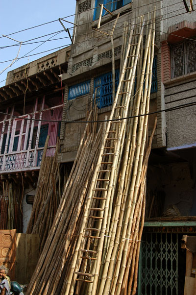 Bamboo ladders