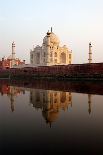 Taj Mahal river view