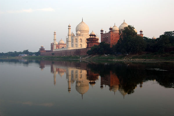 Taj Mahal at sunset