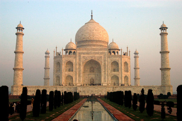 Classic view of the Taj
