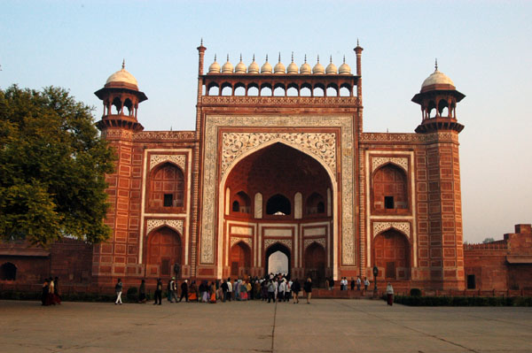 Main entrance to the Taj garden