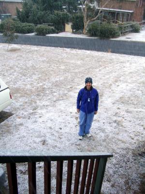 Snowing at Kalkite... 17th July 2004