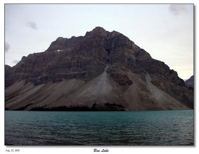 Another big mountain over Bow Lake