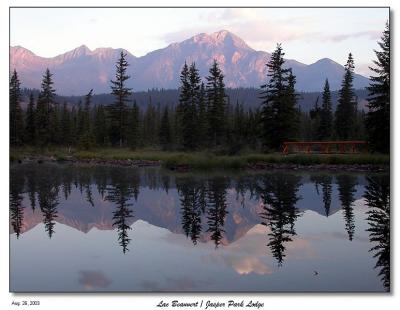 Morning Reflection at  Lac Beauvert