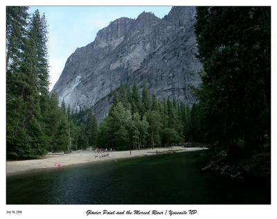 Glacier Pt. from the Merced River