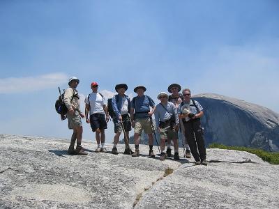 The Group at the top of North Dome