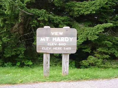 Mt Hardy
MP 422.8 N, 5415'