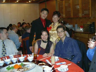 Dinner @ Hang & Maggie's Wedding