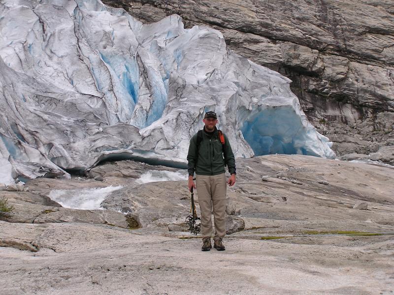 ice pick and crampons