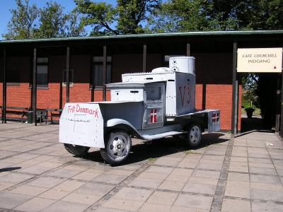 Homemade armor truck - Nazi Resistance Museum