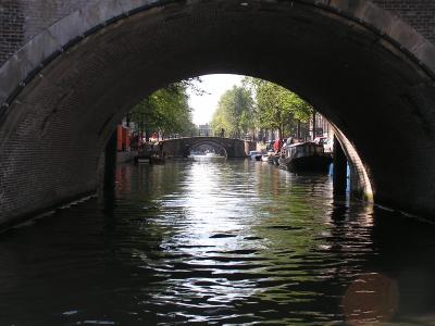 cool canal with 7 bridges in a row