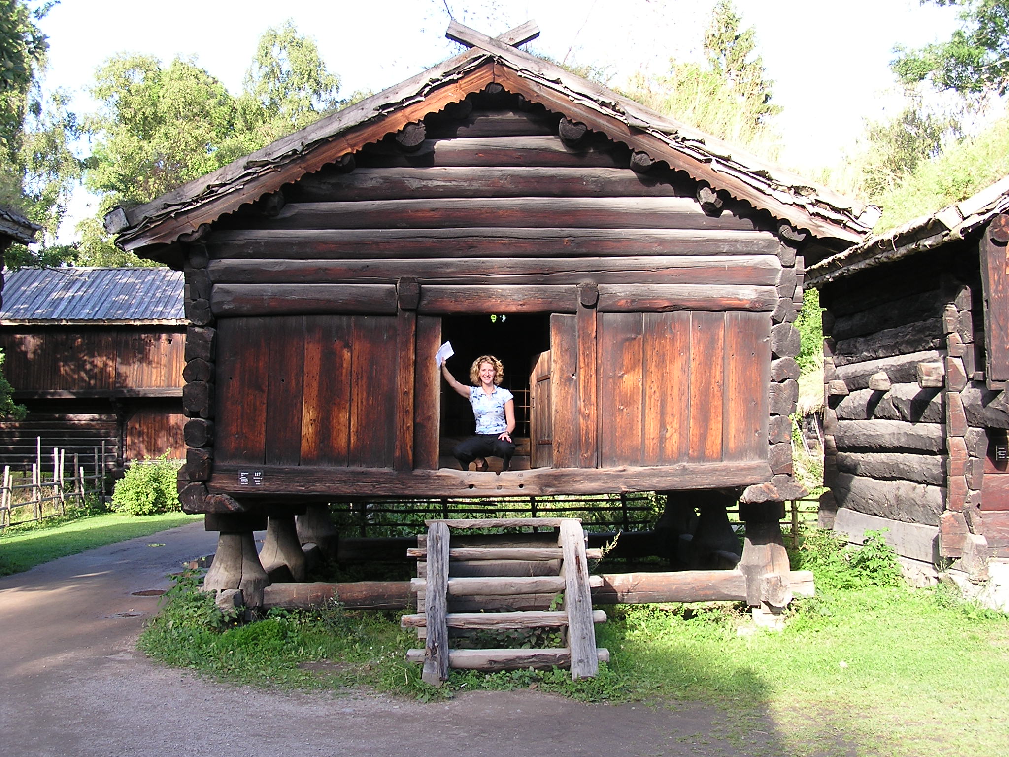 Storage shelter from a village