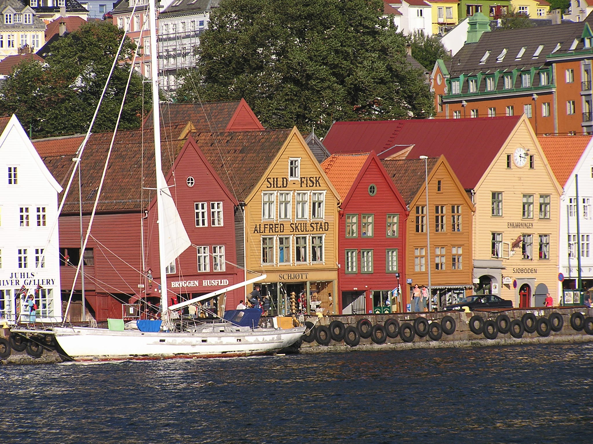 Bergen shops - UNESCO World Heritiage site