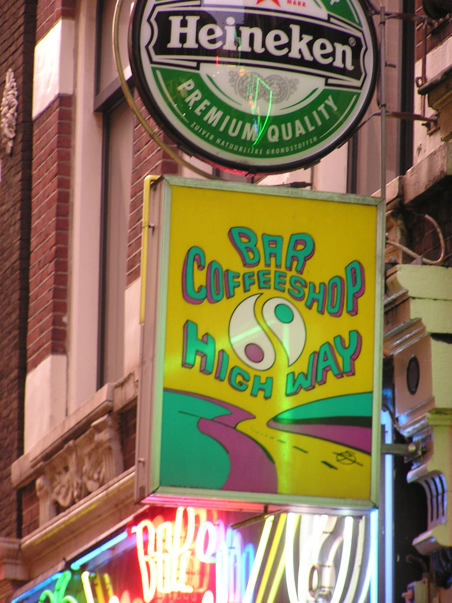 the coffee shops all have funny names