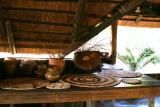 Mashatu - The serving area for early morning coffee and tea.