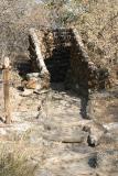 Mashatu - The entrance to the hide at the back of camp.