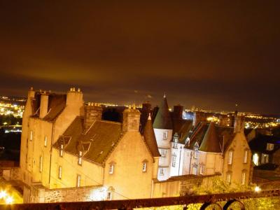 Night shot taken from our window in the Portcullis Hotel.