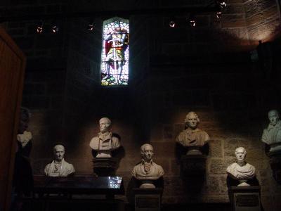 Busts in the Wallace Monument