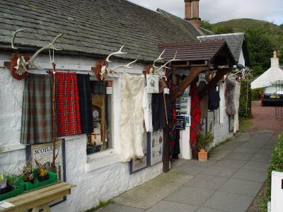 Shopping in Luss
