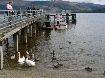 Loch Lomond is Scotland's first National Part, and is also the largest surface of fresh water in Scotland
