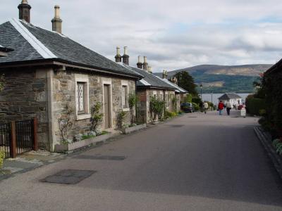 Luss is a beautiful little village on Loch Lomond, all the small cottage houses have an abundance of flowers and foliage that are meticulously kept.
