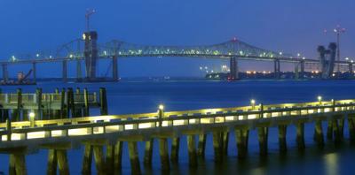 Cooper River Bridge, Early Evening